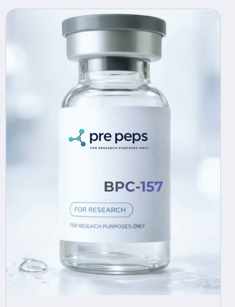 Research peptide vial